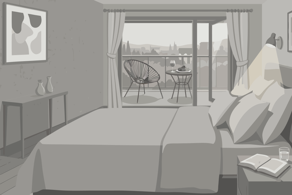 Apartamento de 1 dormitorio (2 adultos)
